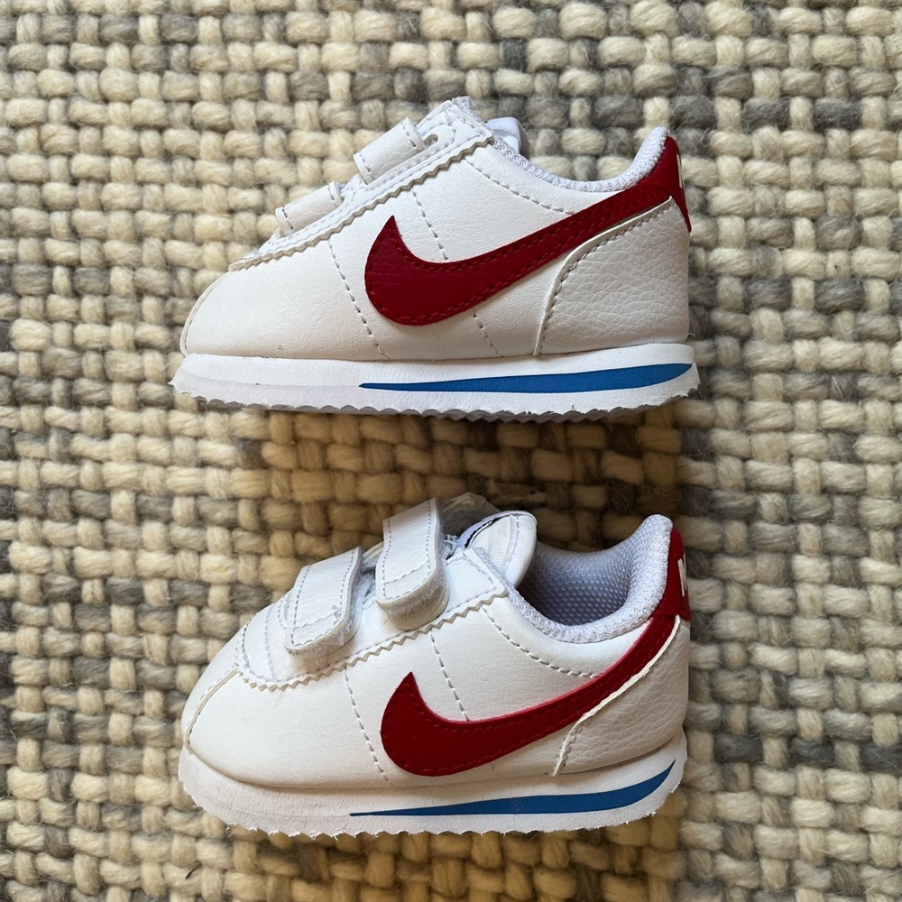 Nike Infant Classic Cortez | 3c | white red blue sneaker